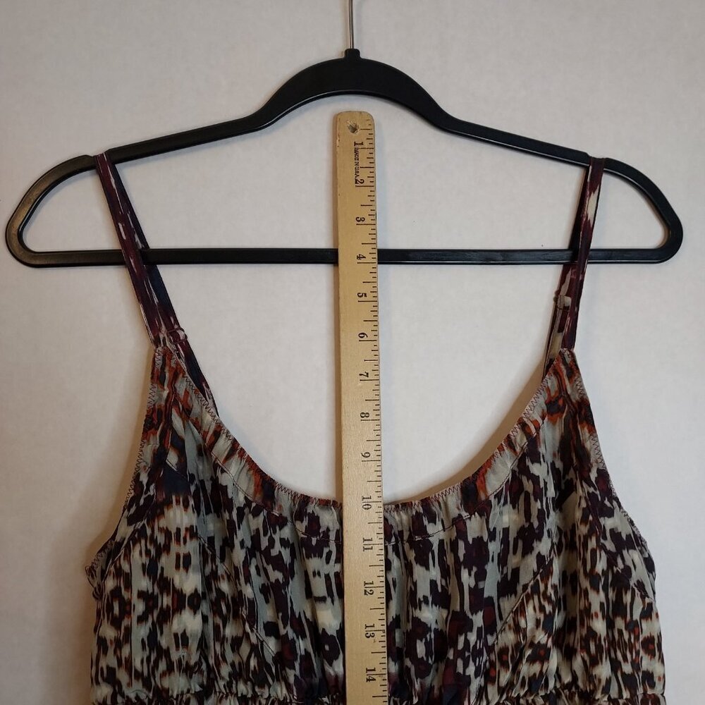 Jigsaw Maxi Slip Dress Women XL 100% Silk Empire Waist Lined Regency Fairy Flowy - Picture 15 of 15